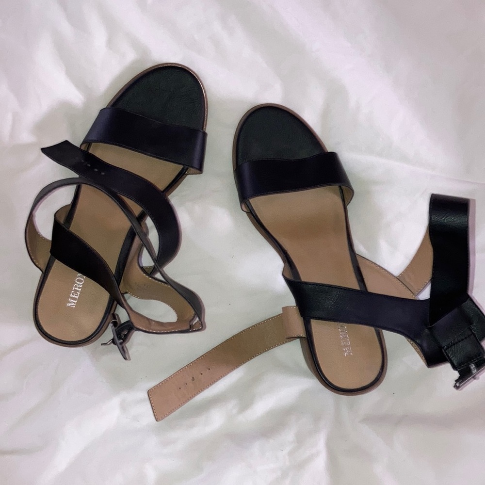 Merona Chunky Heel Shoes with straps at ankle